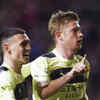 Article image for: De Bruyne celebrates with Foden
