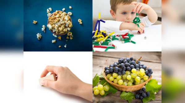 What are the common objects of choking?