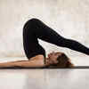 Ardha Halasana (Half plough pose)