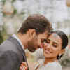 After red lehenga controversy, Pakistani actress Ushna Shah dons white sari  for Walima | Times of India