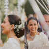 After red lehenga controversy, Pakistani actress Ushna Shah dons white sari  for Walima | Times of India
