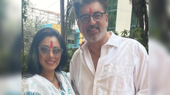 Rupali Ganguly and Ashwin Verma