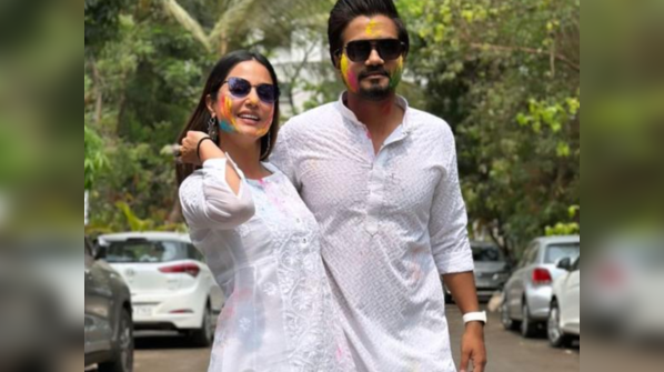 Hina Khan and Rocky Jaiswal