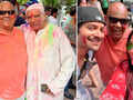 Satish Kaushik attended Javed Akhtar&rsquo;s Holi party a day before his death, pictures go viral