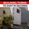 Article image for: Caught on cam: 20-year-old building crashes down in seconds in Delhi’s Bhajanpura