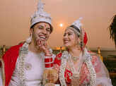 Krishna Mukherjee ties the knot with Chirag Batliwalla in traditional Bengali ceremony