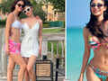 Mouni Roy and Disha Patani give us major BFF goals as they raise temperatures in Miami