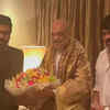 Article image for: <i class="tbold">naatu naatu</i> Oscar win: Home Minister Amit Shah meets ‘RRR’ actor Ram Charan and his father Chiranjeevi