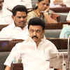Tamil Nadu CM MK Stalin during budget presentation in assembly