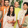 Bhide aka Mandar Chandwadkar with his family