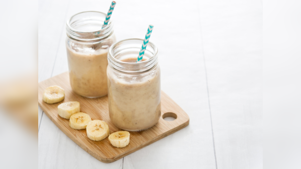 Banana coffee smoothie