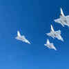 Article image for: IAF <i class="tbold">mirage 2000</i> takes joint flight with Finnish Air Force F18 and Royal Air Force Typhoons