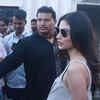 Article image for: Surrounded by bodyguards, <i class="tbold">mouni</i> Roy flaunts her casual look as she spotted at Gateway of India
