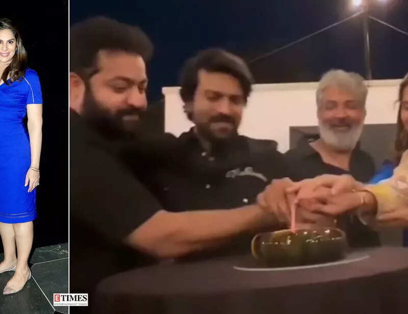 SS Rajamouli, Nagarjuna, Vijay Deverakonda and other celebs arrive in style at Ram Charan's birthday party