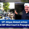 Article image for: Atique Ahmed arrives at MP-MLA Court in Prayagraj