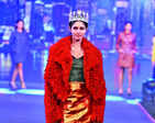 Beauty queens walk the ramp in style