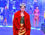 Beauty queens walk the ramp in style