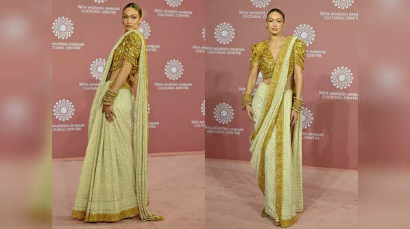 Gigi Hadid in Abu Jani Sandeep Khosla