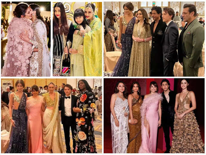 RekhaAishwarya, SalmanSRK and TomZendaya VIRAL photos from NMACC