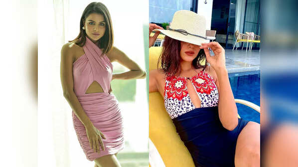 Enticing fans with her looks