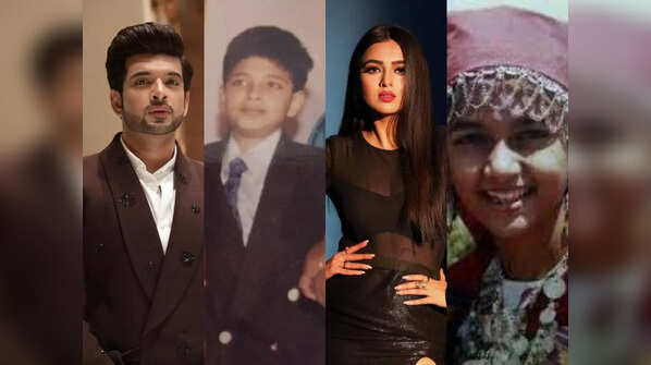From Karan Kundrra to Tejasswi Prakash: Take a look at the cute childhood pictures of these popular TV celebs