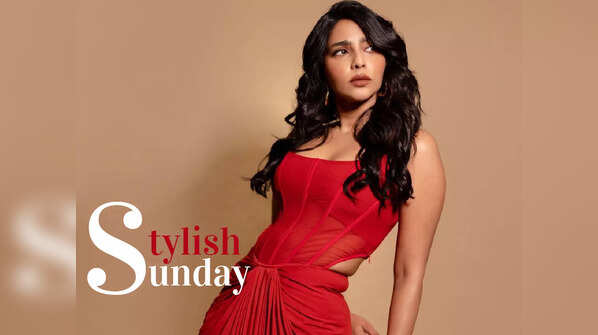 #StylishSunday! Aishwarya Lekshmi’s red corset dress to Samyuktha’s pastel saree, the best fashion moments from M-Town