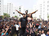 Rana Daggubati & Surveen Chawla visit Bennett University to promote 'Rana Naidu'