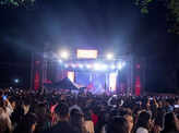 Students have a gala time at a college fest