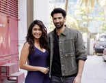 Aditya Roy Kapur and Mrunal Thakur promote their film Gumraah in style