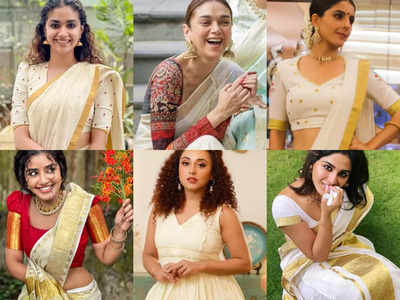 Learn from these Malayali Actresses how to Belt up your Saree in Style!