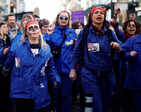 Massive protest in France ahead of pension ruling