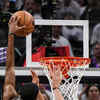 Article image for: Fox attempts a dunk against <i class="tbold">thompson</i>