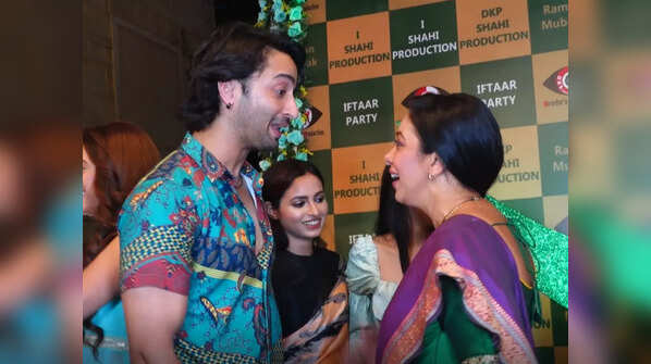 Rupali and Shaheer catch up