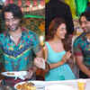 Shaheer enjoys his feast