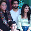 Article image for: Harshad and Pranali pose with <i class="tbold">rajan shahi</i>