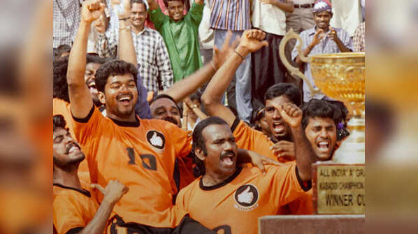Dharani's racy screenplay and Vidyasagar's music