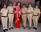 Shilpa Shetty felicitates Nirbhaya Squad at an event