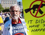 Massive protest against gun violence in US