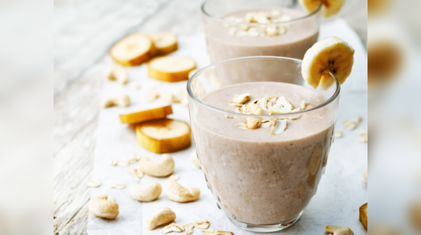Banana oats coffee