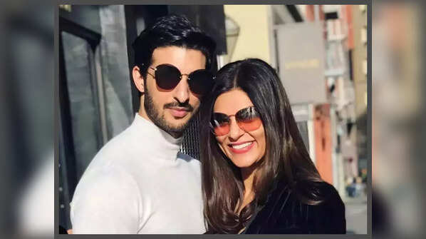 Sushmita Sen and Rohman Shawl