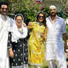 Aly Goni and Jasmin Bhasin with his parents