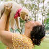 Feeding your pets with hands