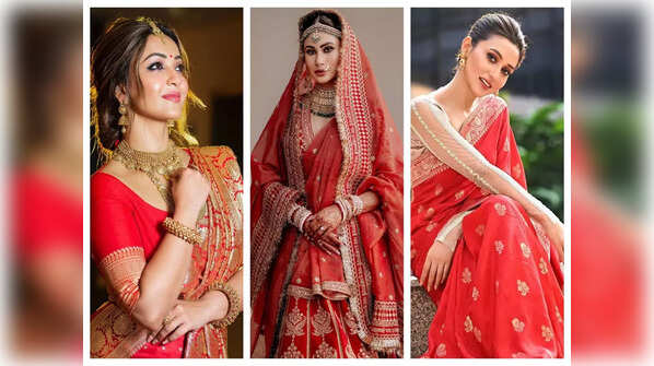 Wedding fashion inspo! Take cues from these divas to slay in red