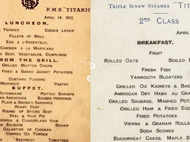 111 year old Titanic’s menu revealed:  This is what the 1st, 2nd and 3rd class passengers ate