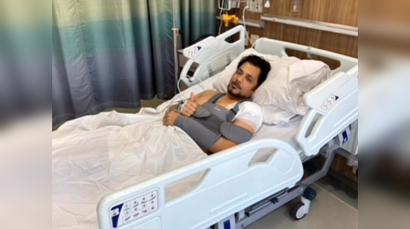 Undergoes surgery on his left arm