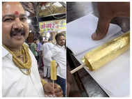 Watch: Is Indore's 24-carat gold leaf kulfi worth a try? Let's find out