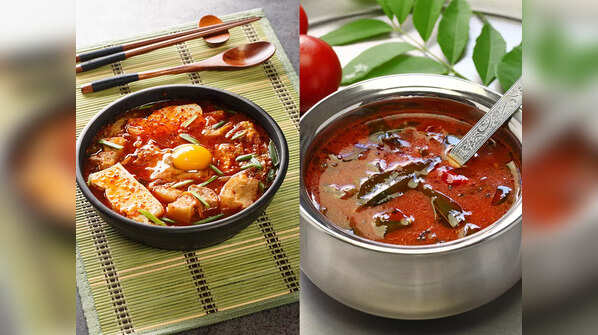 Kimchi Stew and Rasam