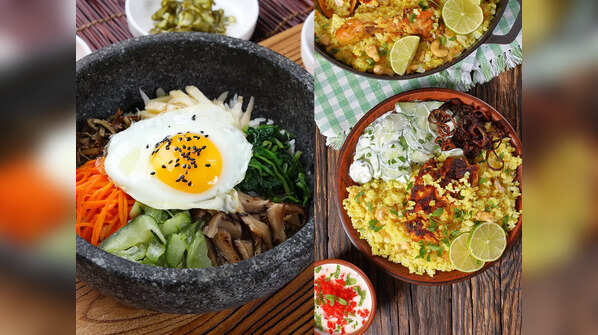 Bibimbap and Pulao