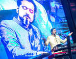Three-time Grammy award winner Ricky Kej performs at Gateway of India