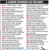 A career spanning 6 decades